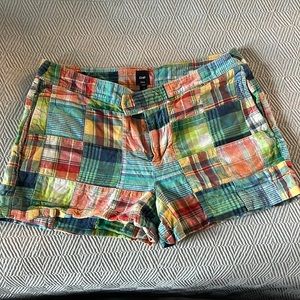 Multi color patchwork Gap shorts